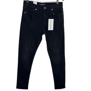 NWT Calvin Klein Denver Mid Rise Slim Black Jeans Women Size W31 x L32